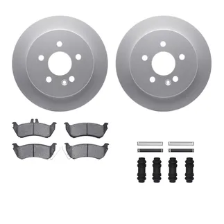 R1 Concepts WDWH1-63042 Brake Rotor- Carbon Coated W/ Ceramic Pads & Hdw